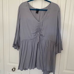 Torrid Front Cinched 3/4 Sleeve - Size 3